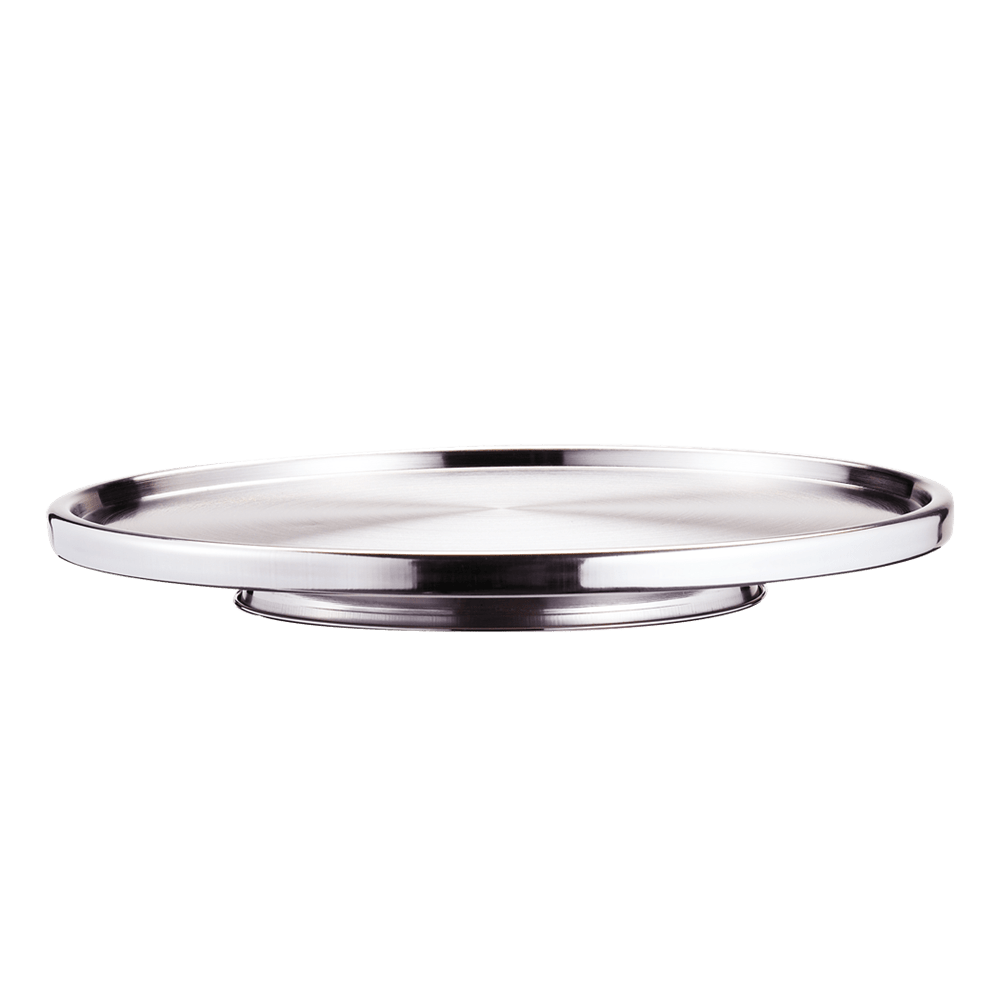 Browne Canada Foodservice Smallwares Each Browne 57124 Stainless Steel Pastry Stand with Low Base | Denson CFE