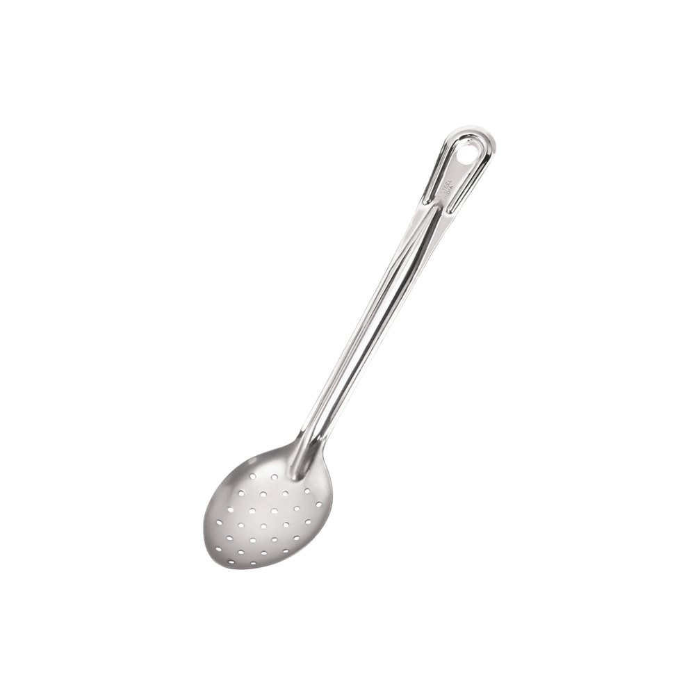 Browne Canada Foodservice Smallwares Each Browne 572112 Eleven Inch Stainless Steel Perforated Spoon Medium Gauge | Denson CFE