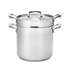 Browne Canada Foodservice Smallwares Each Browne 5724076 THERMALLOY 16qt Stainless Steel Double Boiler (3 Piece Set) | Denson CFE