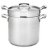 Browne Canada Foodservice Smallwares Each Browne 5724080 THERMALLOY 20qt Stainless Steel Double Boiler (3 Piece Set) | Denson CFE