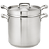 Browne Canada Foodservice Smallwares Each Browne 5724090 THERMALLOY 20qt Stainless Steel Pasta Cooker (3 Piece Set) | Denson CFE