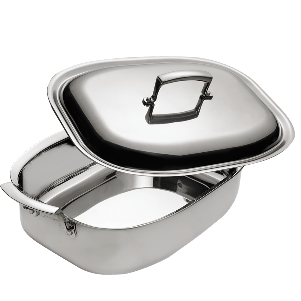 Browne Canada Foodservice Smallwares Each Browne 5724151 THERMALLOY Roast Pan Stainless Steel Cover Only for 5724179 | Denson CFE