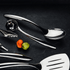 Browne Canada Foodservice Smallwares Each Browne 573280 ECLIPSE Solid Spoon 10 Inch 25.5 Centimeter 18/8 Stainless Steel Brushed Handle | Denson CFE