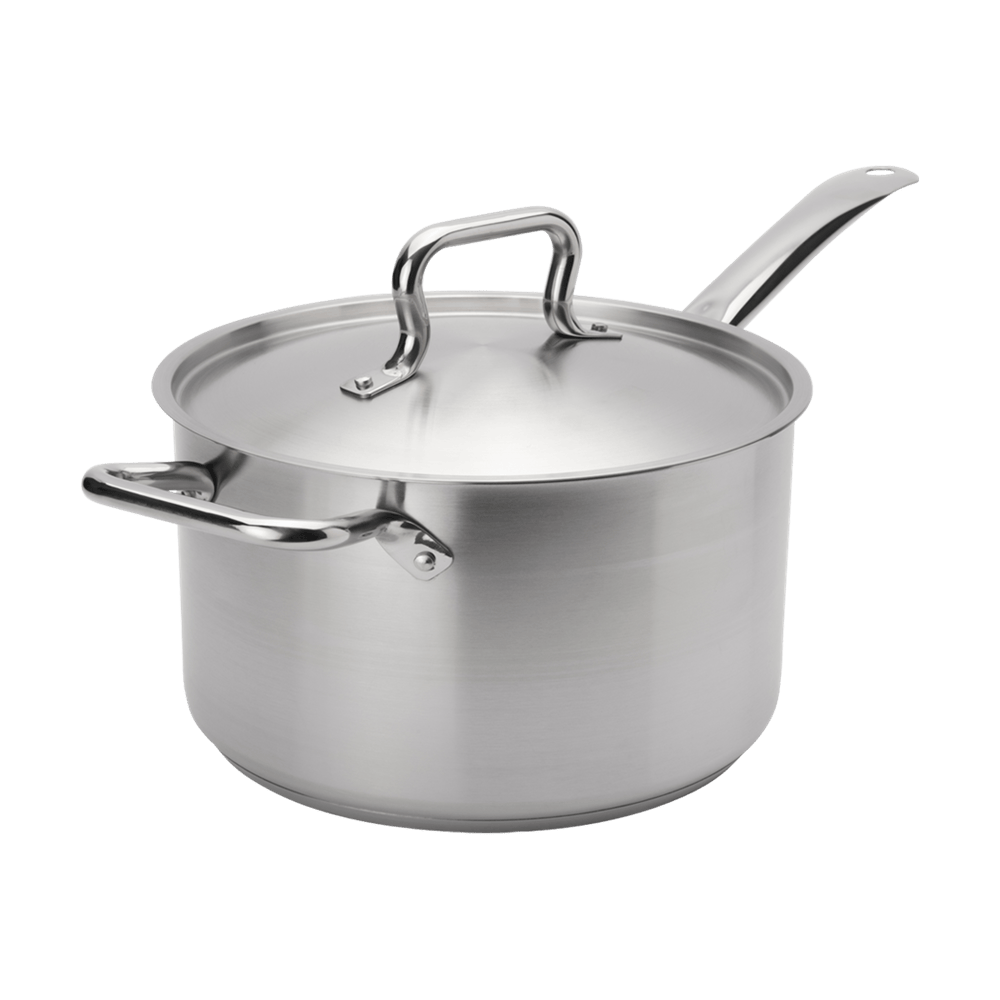 Browne Canada Foodservice Smallwares Each Browne 5734033 ELEMENTS Sauce Pan 3.5qt/3.5L with Cover Stainless Steel | Denson CFE