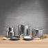 Browne Canada Foodservice Smallwares Each Browne 5734058 ELEMENTS 8" Stainless Steel Fry Pan, Non-Stick Excalibur, NSF | Denson CFE