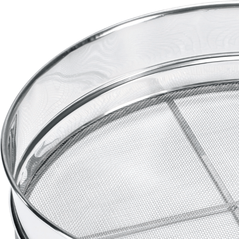 Browne Canada Foodservice Smallwares Each Browne 574142 12" Round Sieve w/ 16 Mesh Wire & 2 Crossbar Reinforcers, Stainless | Denson CFE