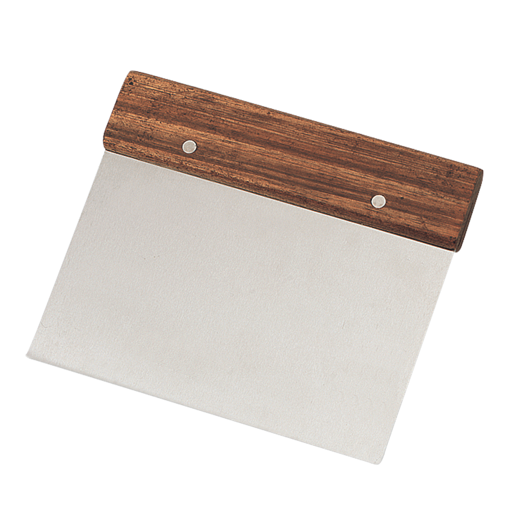 Browne Canada Foodservice Smallwares Each Browne 574269 (183) Dough Scraper 5x7" with Hardwood Handle | Denson CFE
