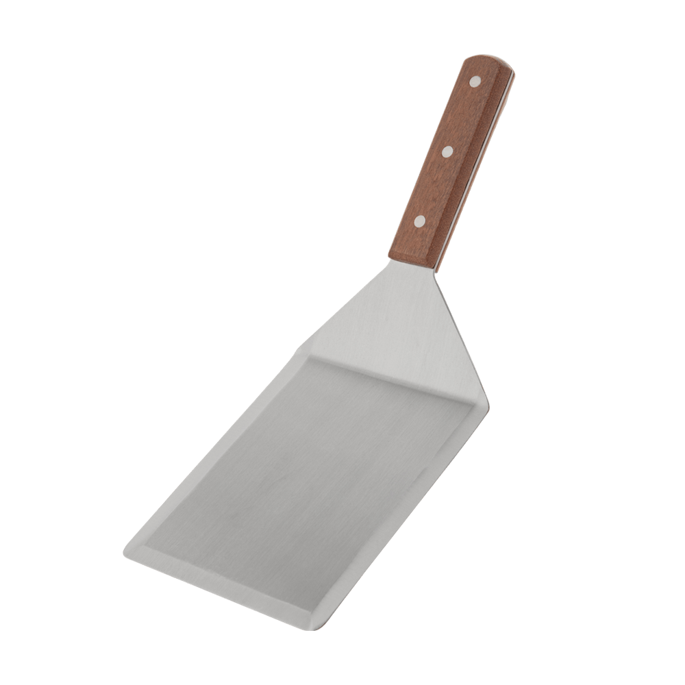 Browne Canada Foodservice Smallwares Each Browne 574318 6" x 5" Stainless Steel Griddle Scraper Turner - 13" OAL | Denson CFE