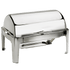 Browne Canada Foodservice Smallwares Each Browne 575137 Cadence Full Size Rectangular Chafer with Roll Top Cover | Denson CFE