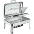 Browne Canada Foodservice Smallwares Each Browne 575162 SYMPHONY Rectangular Chafer Full Size with Glass Cover | Denson CFE