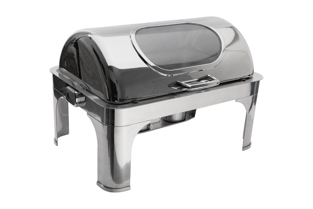 Browne Canada Foodservice Smallwares Each Browne 575166 NAUTILUS Full Size Rectangular Chafer with Roll Top Cover | Denson CFE