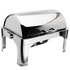 Browne Canada Foodservice Smallwares Each Browne 575175 HARMONY Full Size Rectangular Chafer with Roll Top Cover | Denson CFE