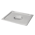 Browne Canada Foodservice Smallwares Each Browne 575538 Half-Sized Steam Pan Cover, Stainless Steel - Solid Flat Design, Built-in Handle | Denson CFE