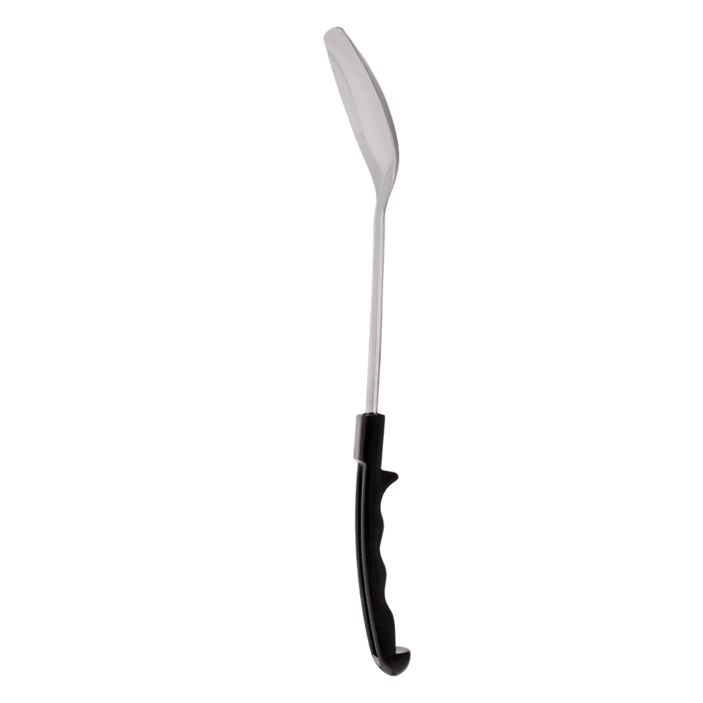 Browne Canada Foodservice Smallwares Each Browne 5761 Thirteen Inch Solid Three Sided Spoon with Bakelite Handle | Denson CFE