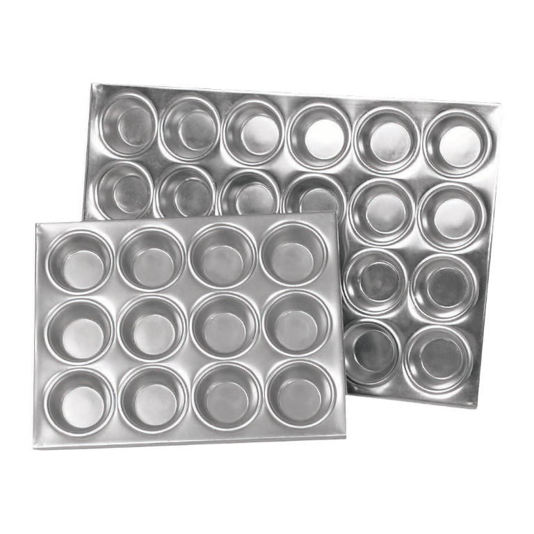 Browne Canada Foodservice Smallwares Each Browne 5811624 (1624A) 24 Cup Aluminum Muffin Pan | Denson CFE