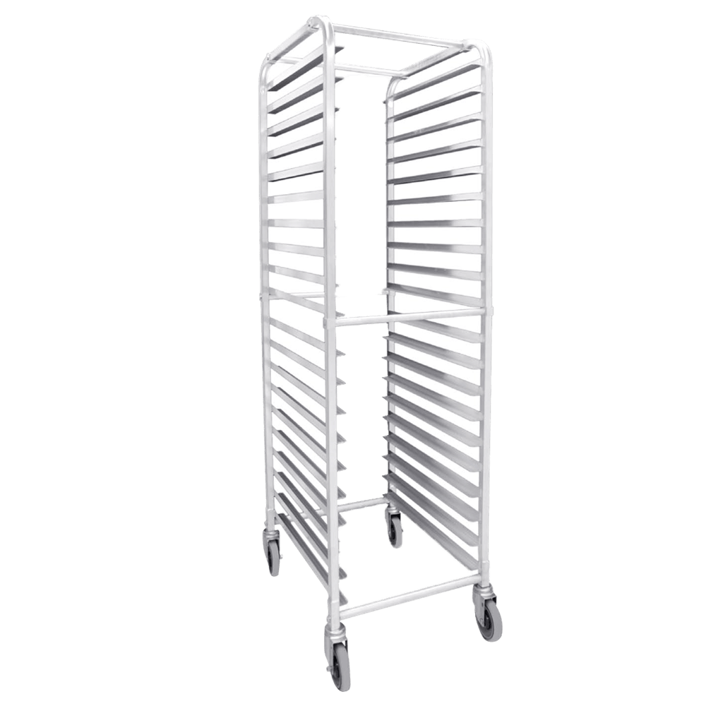 Browne Canada Foodservice Smallwares Each Browne 589120 Bun Pan Rack - 20 Tier End Load, Aluminum, Mobile | Denson CFE