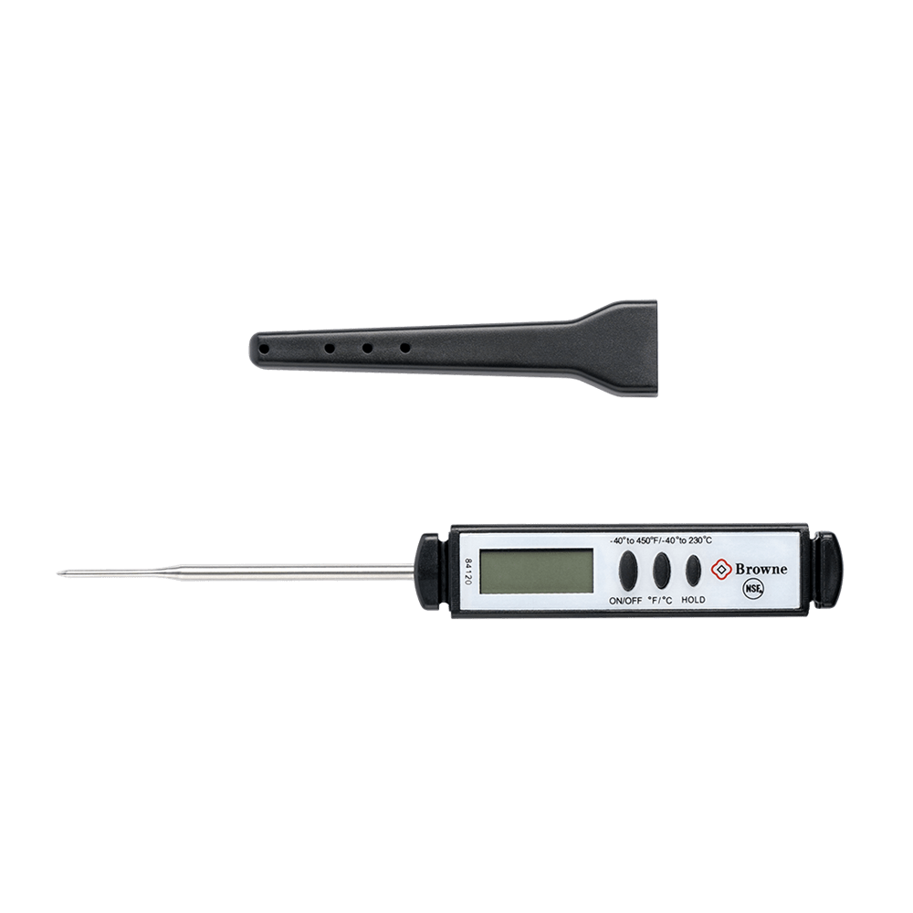 Browne Canada Foodservice Smallwares Each Browne 84120 Thermometer Pocket Thin Tip 6 Inch 15 Centimeters Negative 40 to 450 Fahrenheit or Negative 40 to 230 Celsius | Denson CFE