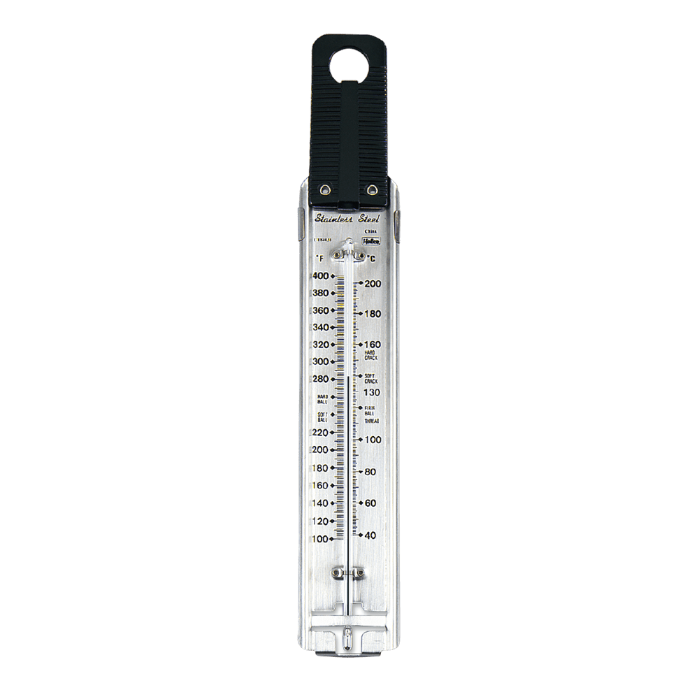 Browne Canada Foodservice Smallwares Each Browne CT84031 12 Inch Candy Deep Fry Thermometer 100 Fahrenheit to 400 Fahrenheit or 40 Celsius to 200 Celsius | Denson CFE
