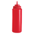 Browne Canada Foodservice Squeeze Bottles Each Browne 57803205 32 Ounce Red Wide Mouth Squeeze Dispenser | Denson CFE