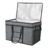 Browne Canada Foodservice Storage & Transport Each Browne 575389 23" x 15" x 14" Insulated Delivery Bag - Grey