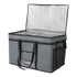 Browne Canada Foodservice Storage & Transport Each Browne 575389 23" x 15" x 14" Insulated Delivery Bag - Grey | Denson CFE