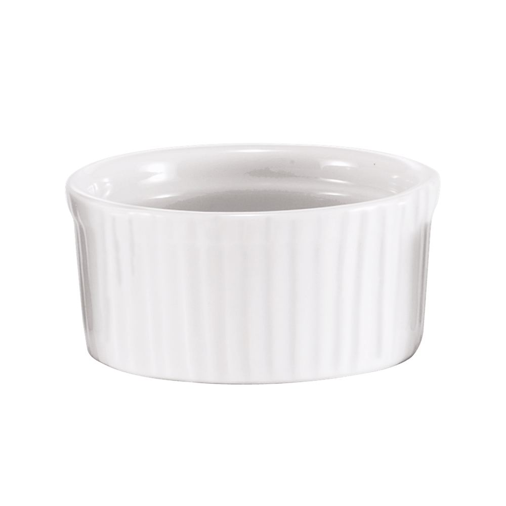 Browne Canada Foodservice Tabletop Each Browne 564022W Souffle Ramekin 4.25 Inch 300 Milliliters | Denson CFE