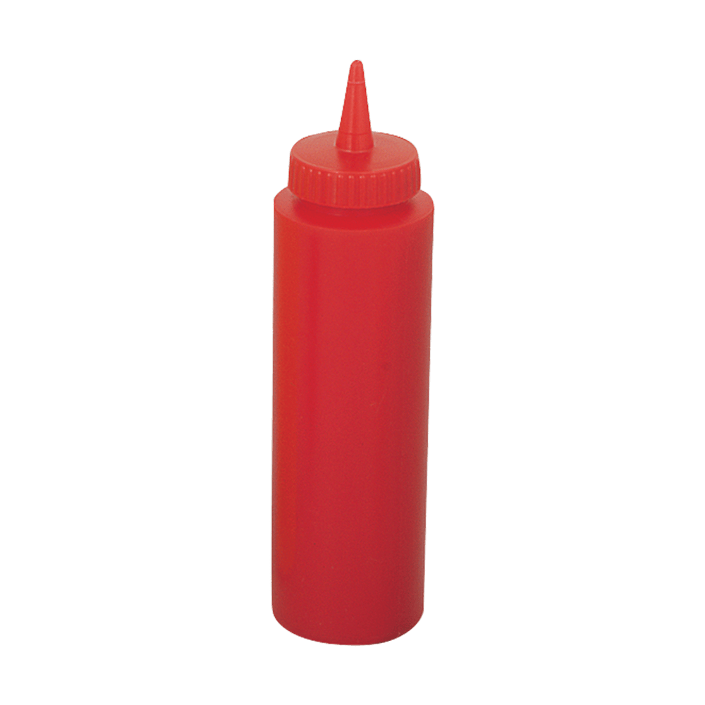 Browne Canada Foodservice Tabletop & Serving Set Browne 57800805 Squeeze Bottle 8 Ounce 237 Milliliters Red Set of 6 | Denson CFE