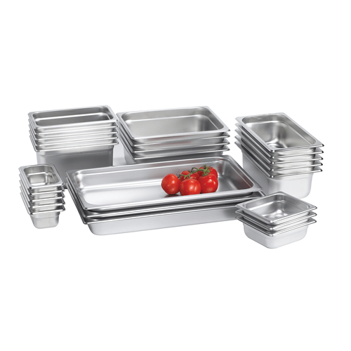 Browne Canada Foodservice Unclassified Each Browne 22242 Steam Table Pan, 1/2 Size Long 4 Qt Stainless Steel NSF Each | Denson CFE
