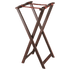 Browne Canada Foodservice Unclassified Each Browne 575694 Mahogany Finish Wood Tray Stand | Denson CFE