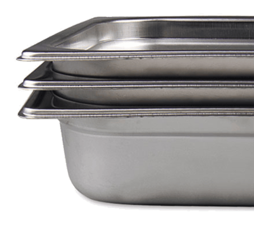 Browne Canada Foodservice Unclassified Each Browne BRO-22244 Steam Table Pan, 1/2 Size Long 6.3 Qt 20-3/4 Inch Stainless Steel Each | Denson CFE