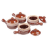 Browne Canada Foodservice Unclassified Set Browne 744047 Onion Dish with Cover 4 Piece Set | Denson CFE