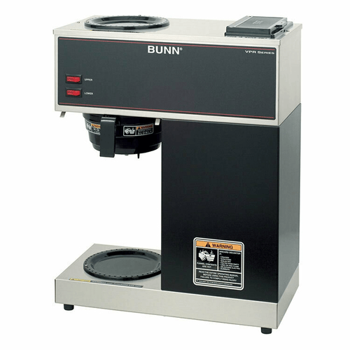 Bunn-O-Matic Food Service Supplies Each BUNN VPR Pourover Coffee Brewer with 2 Warmers, 120V (33200.6000) | Denson CFE