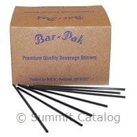 Bunzl Canada Inc Unclassified Box BS512L 7.75" BLK GIANT STRAW UNWRAPPED (68170192)(10/150)