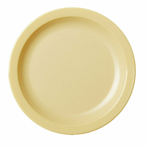 Cambro Dinnerware Each / Polycarbonate / Beige Cambro 55CWNR133 Beige Camwear 5-1/2 Inch Narrow Rim Polycarbonate Plate | Denson CFE
