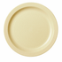 Cambro Dinnerware Each / Polycarbonate / Beige Cambro 825CWNR133 Beige Camwear 8-1/4 Inch Narrow Rim Polycarbonate Plate | Denson CFE