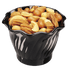 Cambro Dinnerware Each / Polycarbonate / Black Cambro SRB5CW110 5 oz Swirl Bowl - Plastic, Black | Denson CFE