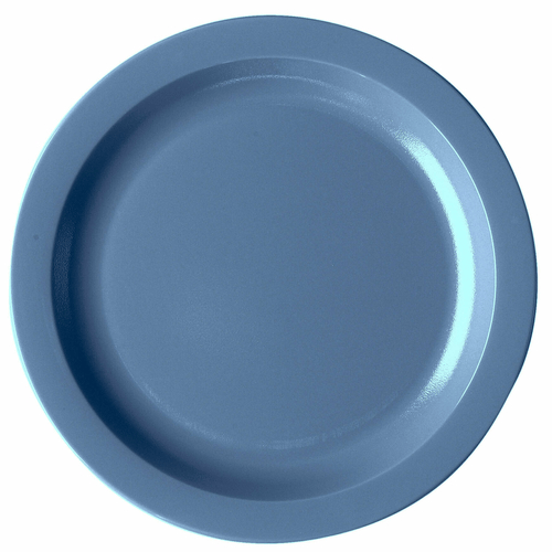 Cambro Dinnerware Each / Polycarbonate / Blue Cambro 10CWNR401 Slate Blue Camwear 10 Inch Narrow Rim Polycarbonate Plate | Denson CFE