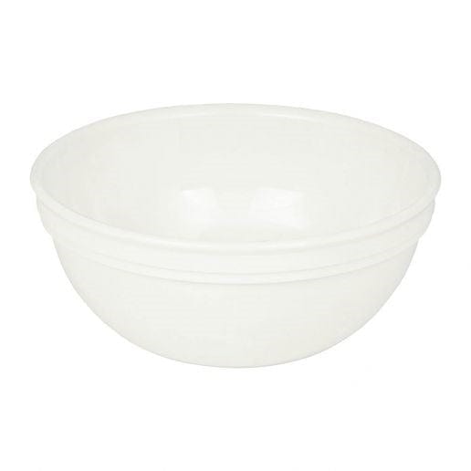 Cambro Dinnerware Each / Polycarbonate / White Cambro 50CW148 Camwear White Plastic 15.3 oz. Nappie Bowl