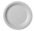 Cambro Dinnerware Each / Polycarbonate / White Cambro 65CWNR148 Camwear Plate 6-9/16 inch Diameter Narrow Rim Non-Porous | Denson CFE