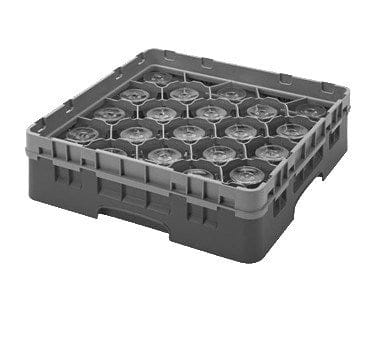 Cambro Dishwasher Rack Each / Black Cambro 20S318110 Camrack Glass Rack with Extender Full Size 20 Compartments 3 | Denson CFE