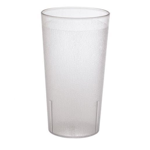 Cambro Drinkware Each / Clear Cambro 1600P152 Colorware Tumbler – 16.4 oz, Clear SAN Plastic, Textured Exterior | Denson CFE