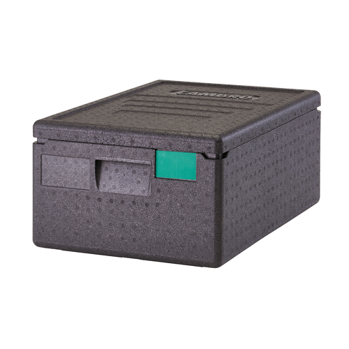 Cambro Food Holding & Warming Each / Black Cambro EPP180 GoBox Insulated Food Carrier - 48.6 qt with (1) Pan Capacity, Black
