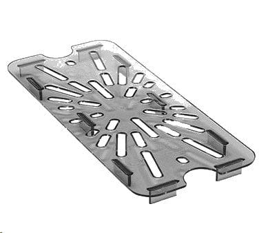 Cambro Food Pans Each / Amber Cambro 30HPD150 H-Pan Drain Shelf, 1/3 Size - Amber, Non-Stick, High Heat Plastic | Denson CFE