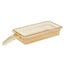 Cambro Food Pans Each / Amber Cambro 32HP1H150 H-Pan High Heat Hot Food Pan, 1/3 Size, 2-1/2" Deep - Amber | Denson CFE