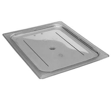 Cambro Food Pans Each / Amber Cambro 60HPCHN150 High Heat H-Pan Cover – 1/6 Size, Amber Polyetherimide, Notched with Handle | Denson CFE
