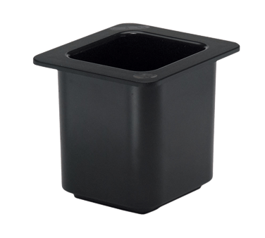 Cambro Food Pans Each / Black Cambro 66CF110 ColdFest Black 1/6 Size 6" H Cold Food Pan | Denson CFE