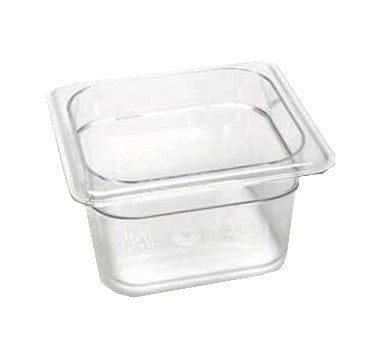Cambro Food Pans Each Cambro 64CW135 1.6 Quart Camwear Food Pan – Clear Polycarbonate | Denson CFE