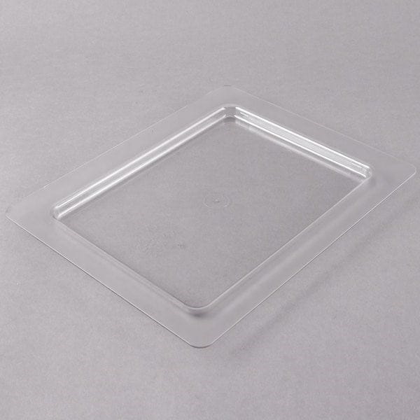 Cambro Food Pans Each / Clear Cambro 20CFC135 ColdFest Food Pan Cover Half Size Flat Clear | Denson CFE
