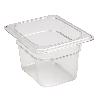Cambro Food Pans Each / Clear Cambro 84CW135 Camwear Food Pan, 1/8 Size | Denson CFE