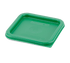 Cambro Food Pans Each / Kelly Green Cambro SFC2452 Kelly Green CamSquare Lid for 2 & 4 Qt Food Storage Containers | Denson CFE